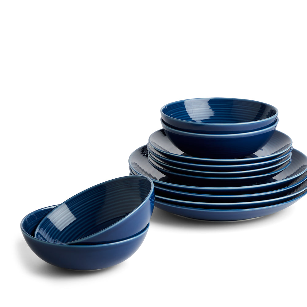 Royal Doulton Gordon Ramsay Maze Denim 12 Piece Dinner Set