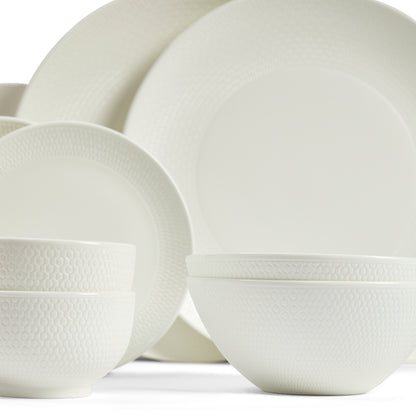 Wedgwood Gio White Dinner Set of 10
