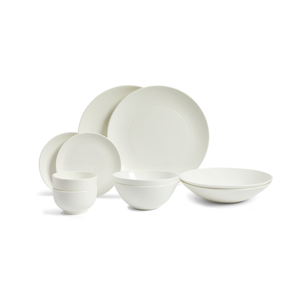 Wedgwood Gio White Dinner Set of 10