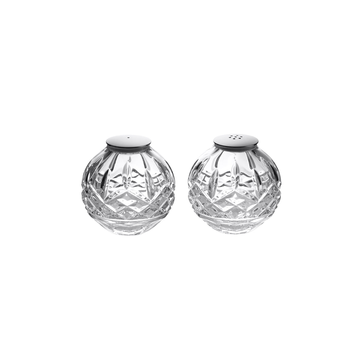 Waterford Crystal Lismore Sphere Salt and Pepper