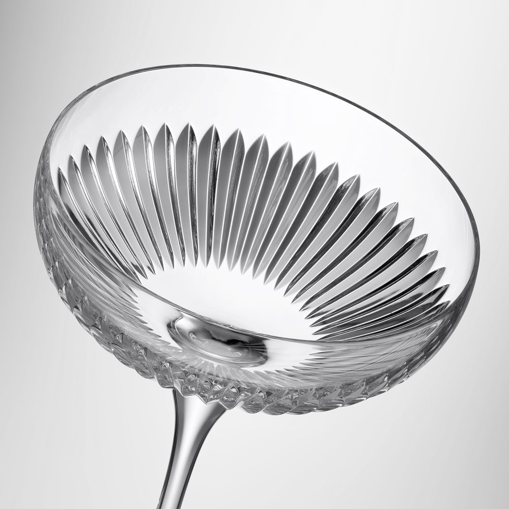 Waterford Crystal Mixology Large Coupe Glass Mixed Set of 5