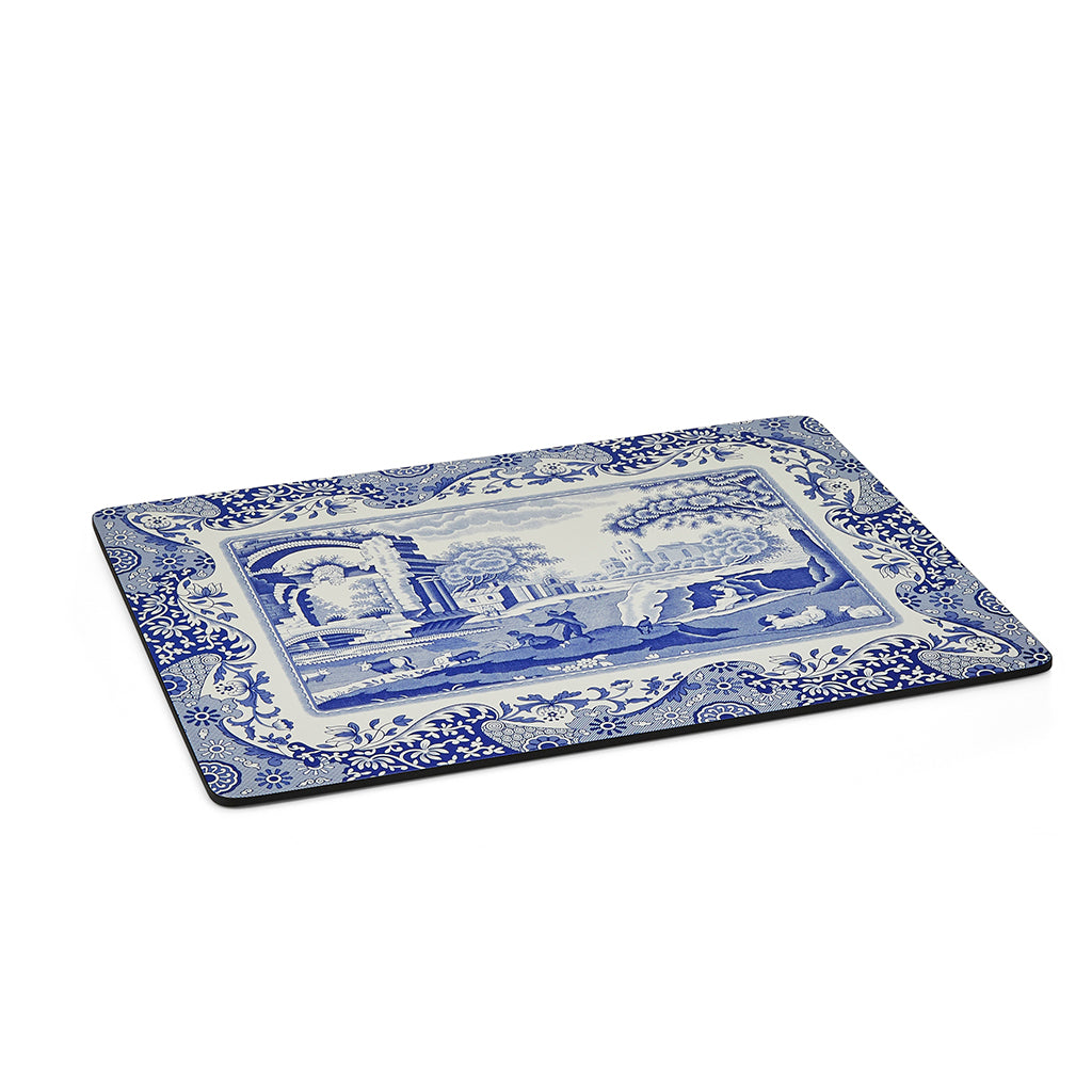 Pimpernel Blue Italian Large Placemats Set of 4 Havens