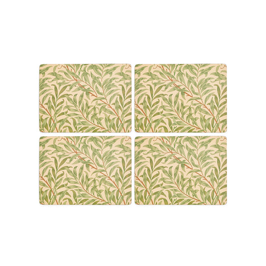 Pimpernel Morris & Co - Willow Bough Green Placemats Set of 4