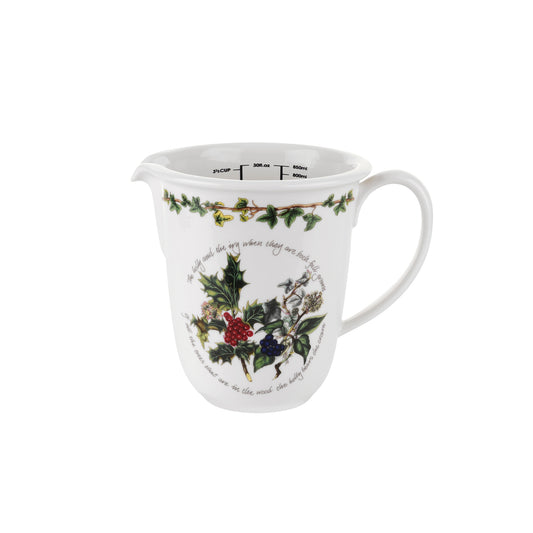 Portmeirion Holly and Ivy Measuring Jug 0.85L