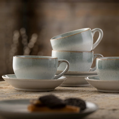 Belleek Living Tivoli Cup & Saucer Set of 4