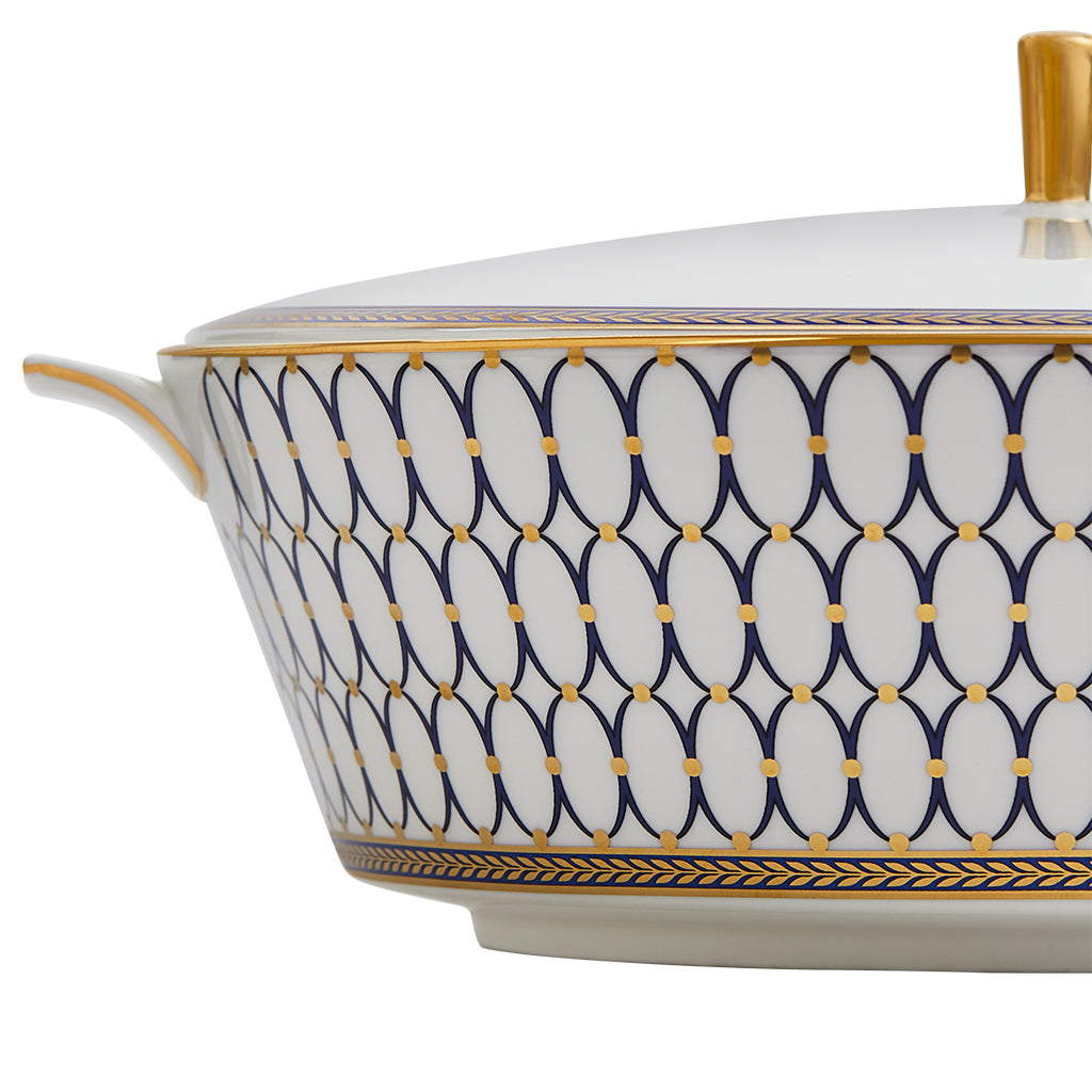 Wedgwood Renaissance Gold Covered Vegetable Dish