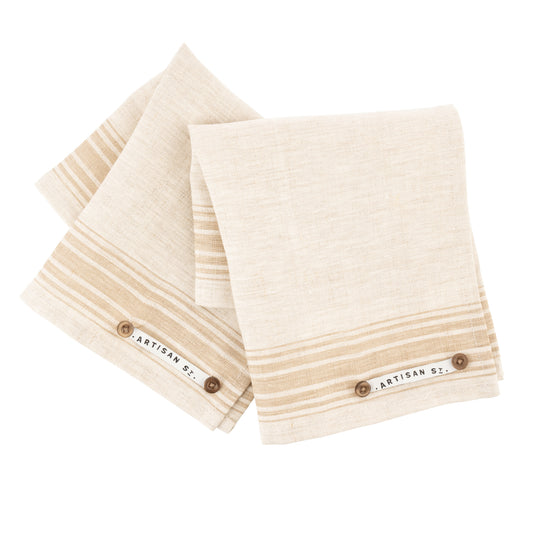 Artisan Street Linen Napkins Set of 2