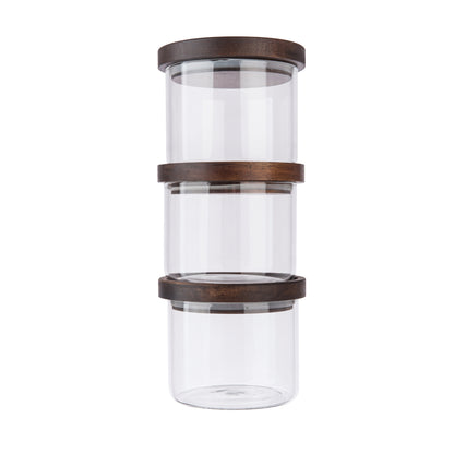 Artisan Street Stacking Glass Storage Jars