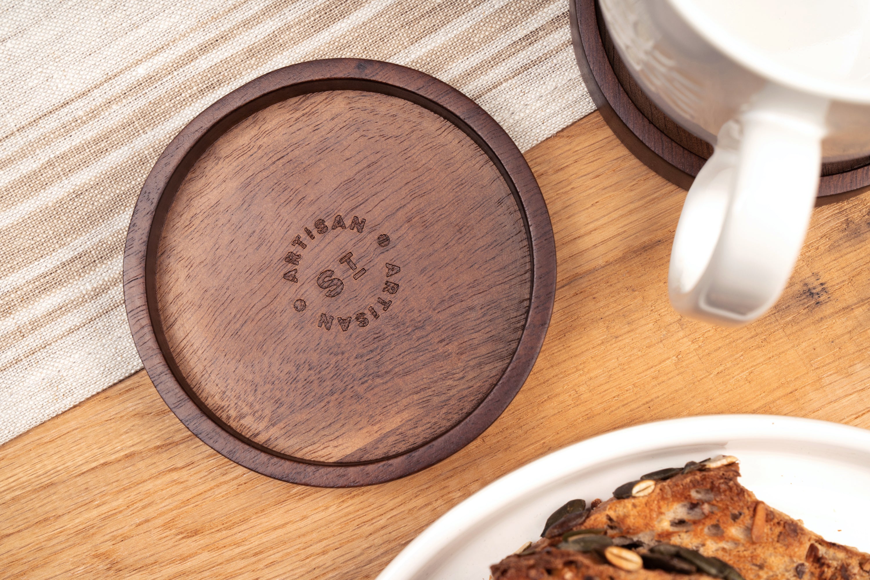 Artisan Street Acacia Coasters Set of 4