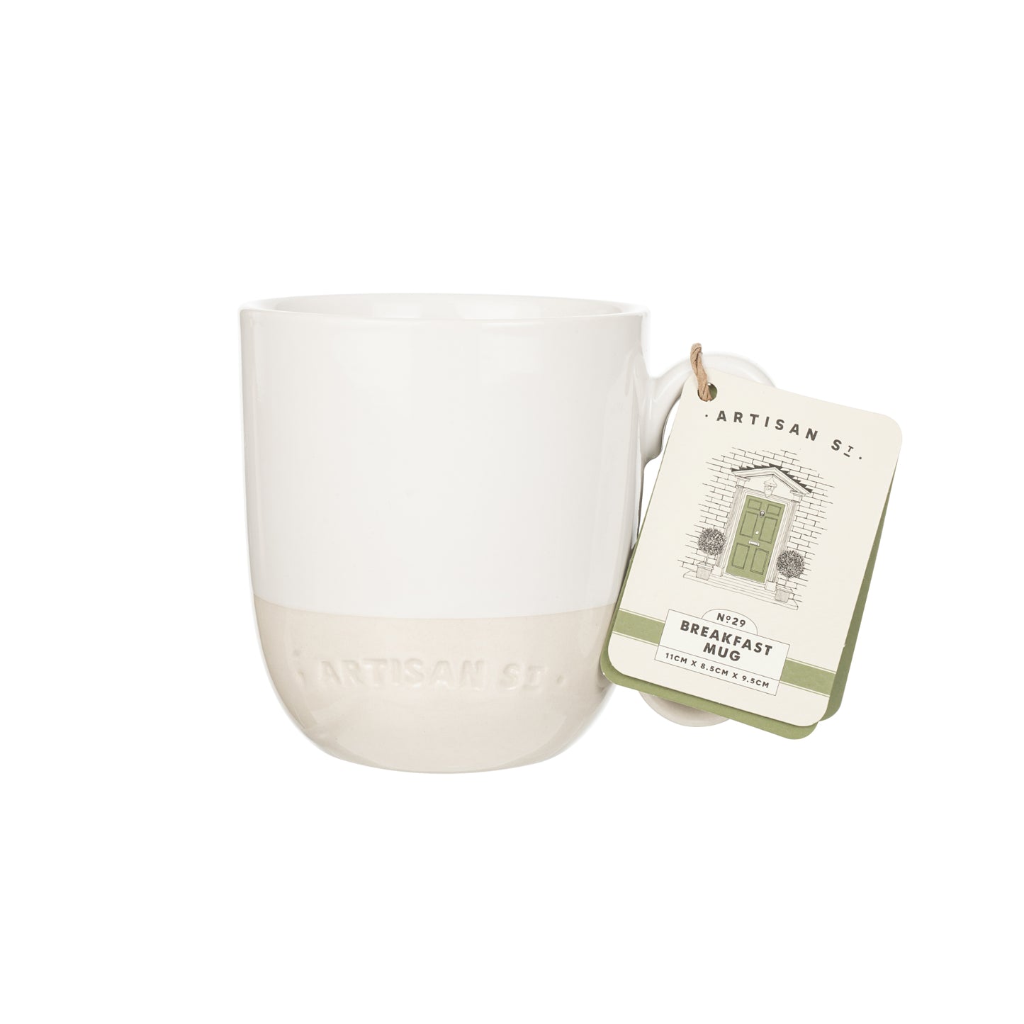 Artisan Street White Breakfast Mug Set of 6