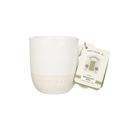 Artisan Street White Breakfast Mug Set of 6