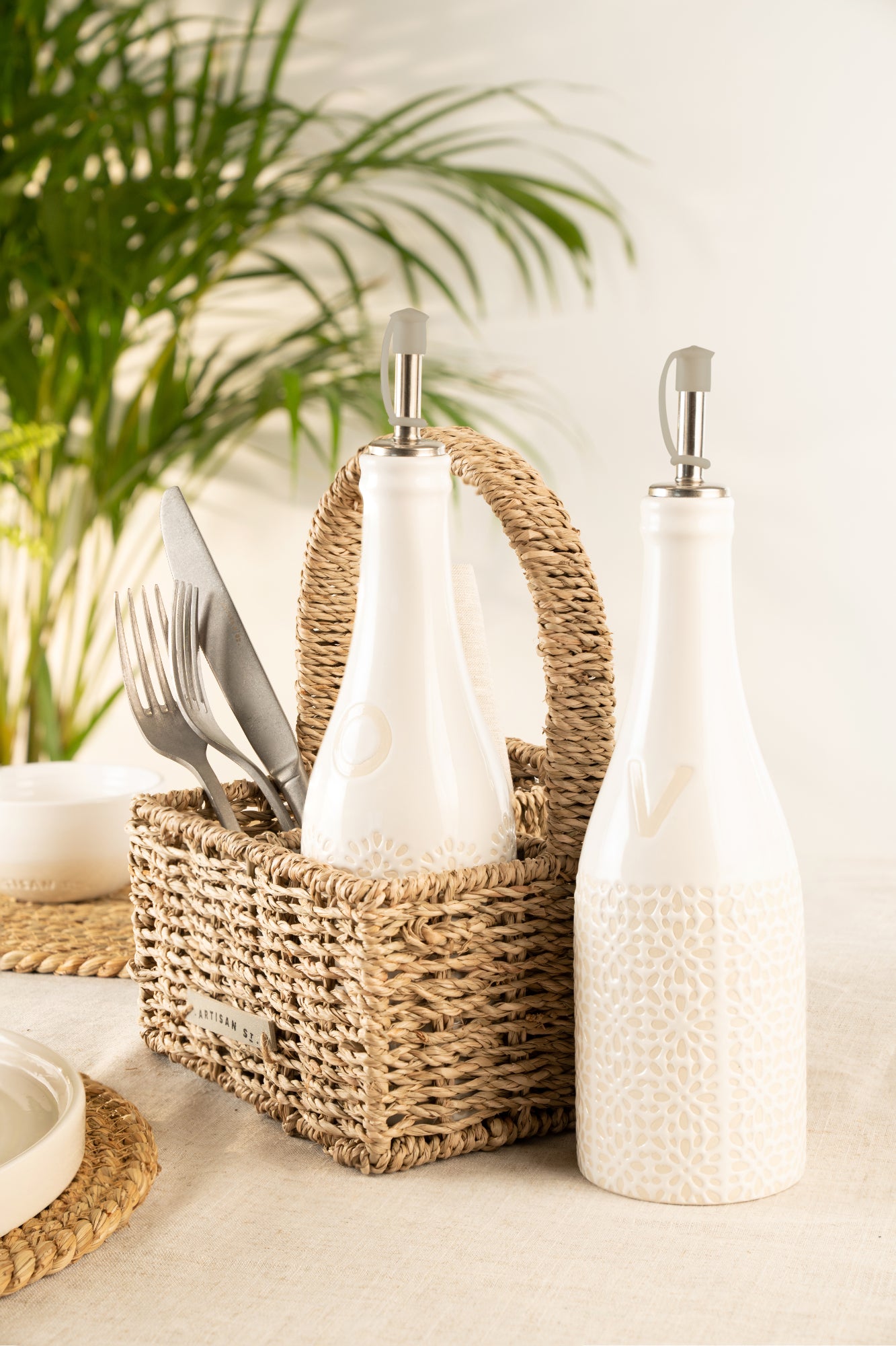 Artisan Street Seagrass Condiment Caddy