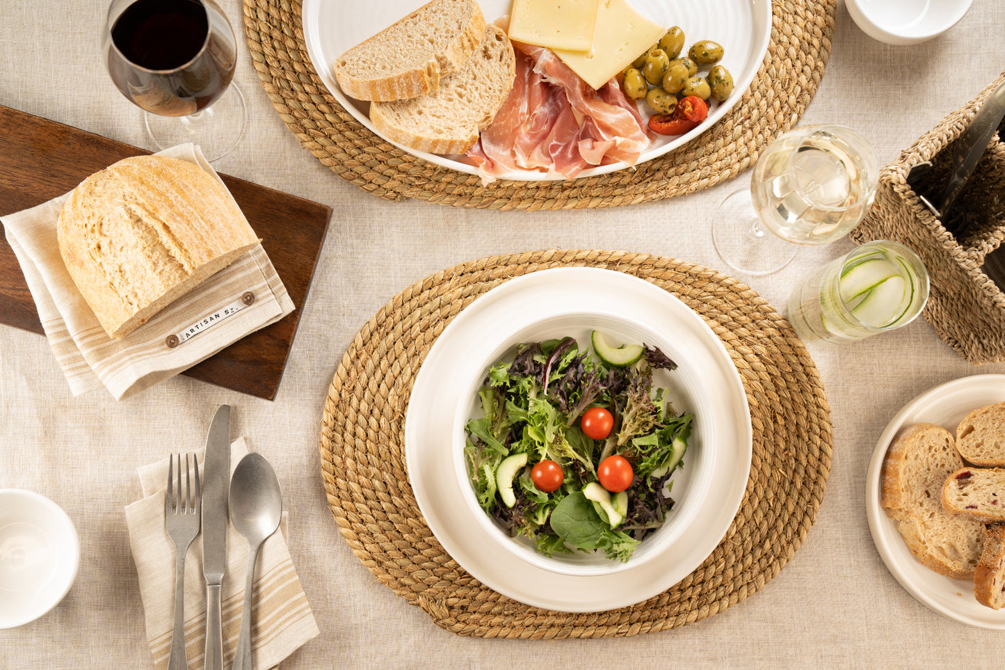 Artisan Street Seagrass Cutlery Caddy