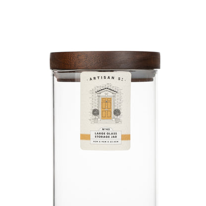 Artisan Street Glass Storage Jar