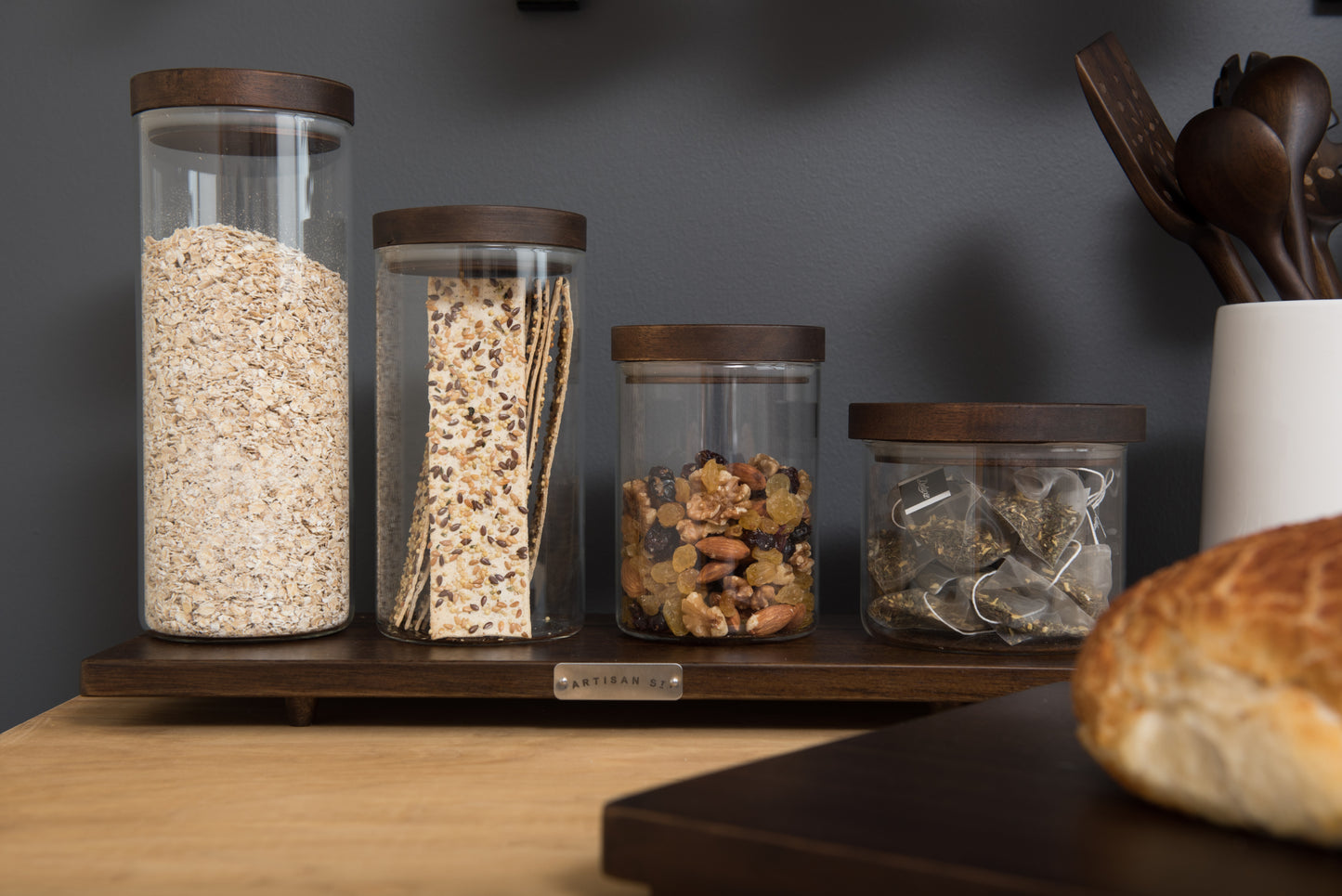 Artisan Street Glass Storage Jar