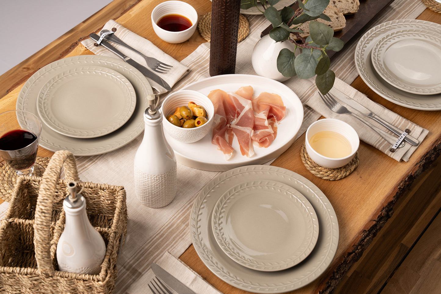 Artisan Street Leaf 12 Piece Dinner Set