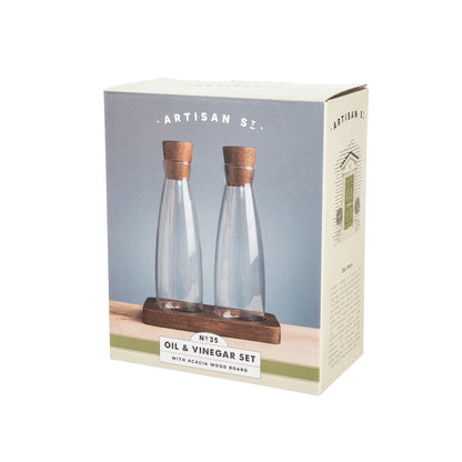 Artisan Street Glass Oil & Vinegar Set