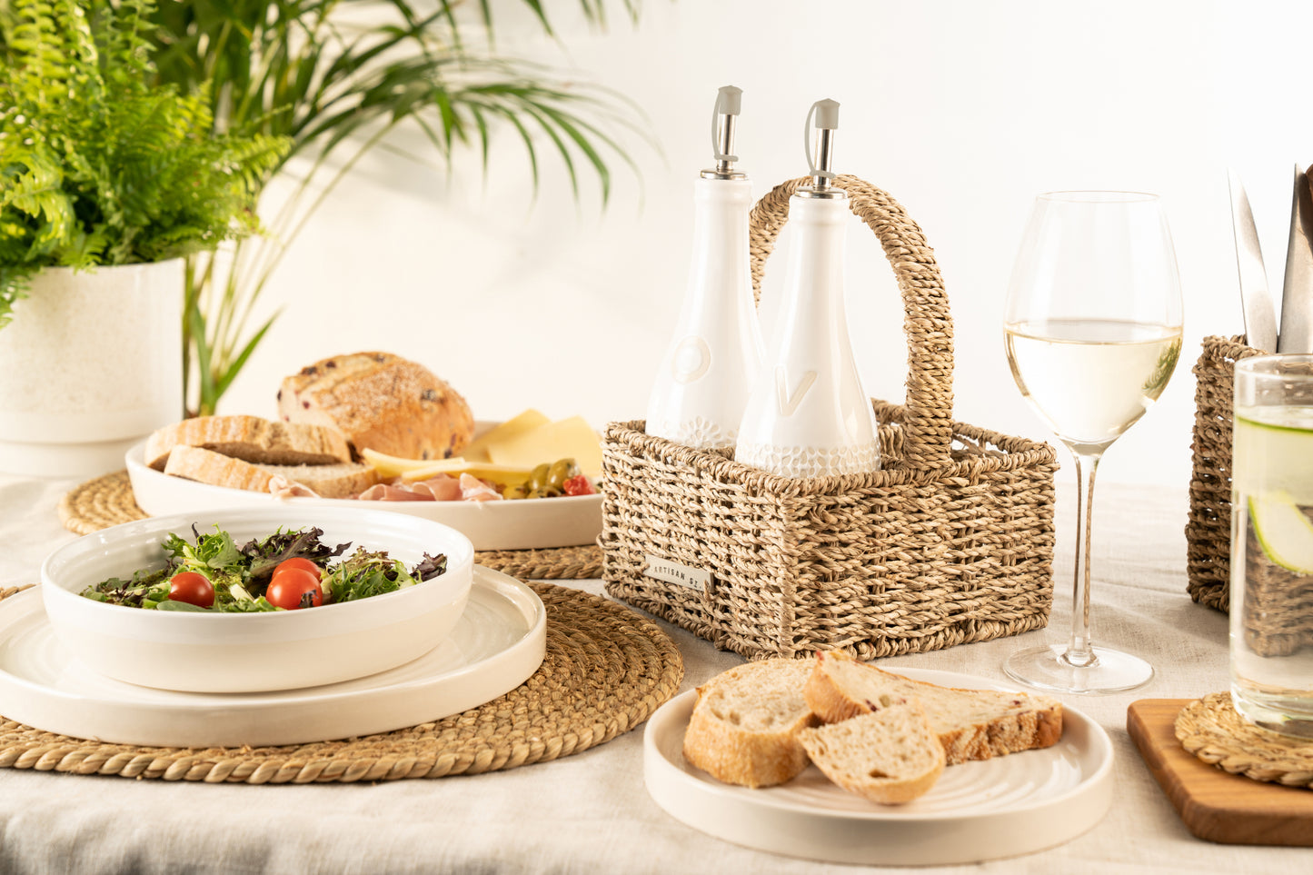 Artisan Street Ripple White Wine Glass Set of 4