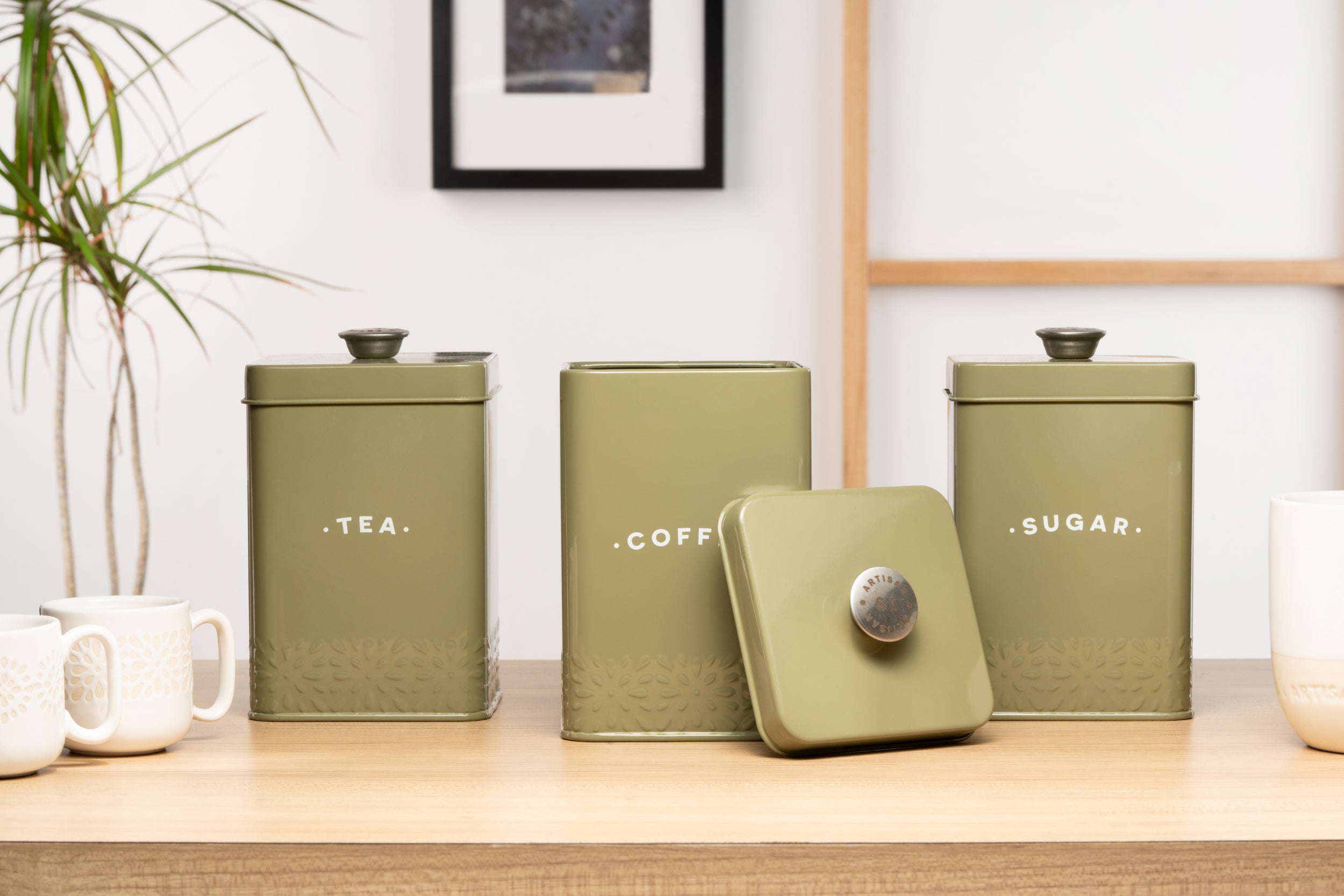 Artisan Street Coffee Storage Container - Moss