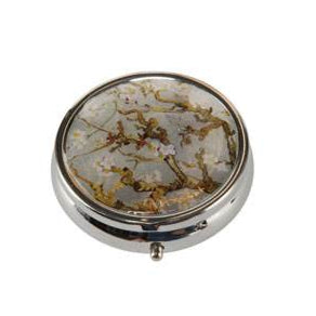Almond Tree Silver Pill Box-Goviers