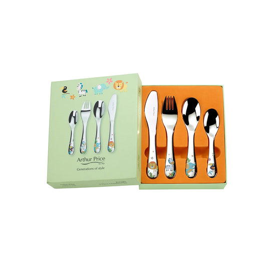 Arthur Price Jungle 4 piece Child's cutlery set