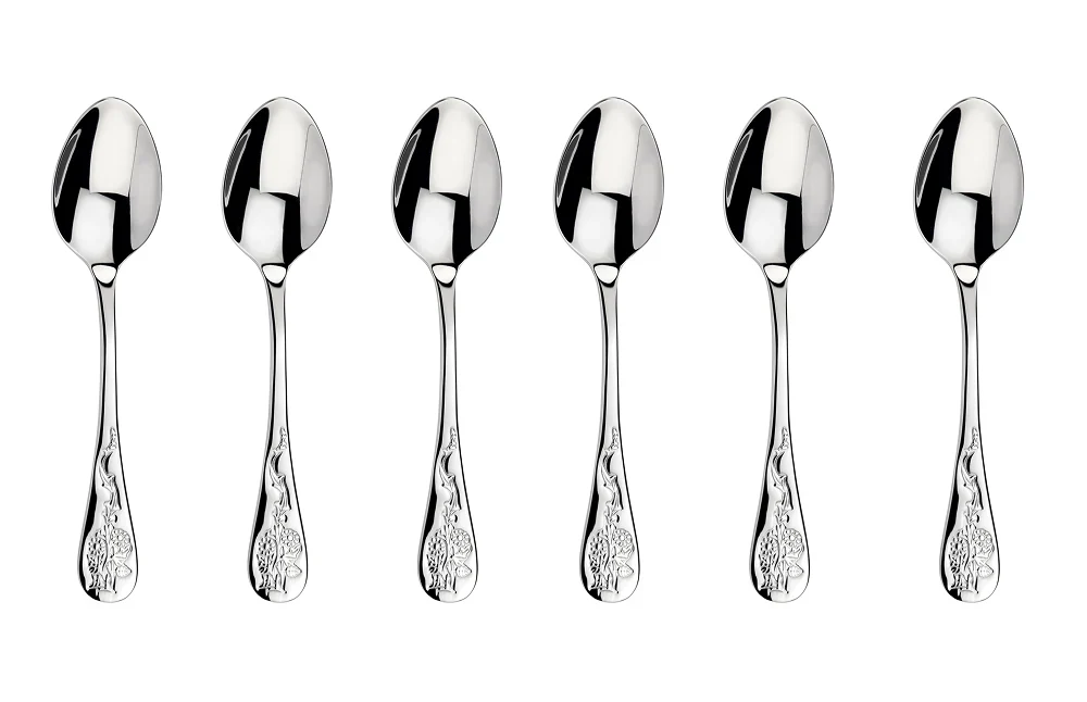 Arthur Price Morris & Co. Blackthorn Box of 6 Teaspoons-Goviers