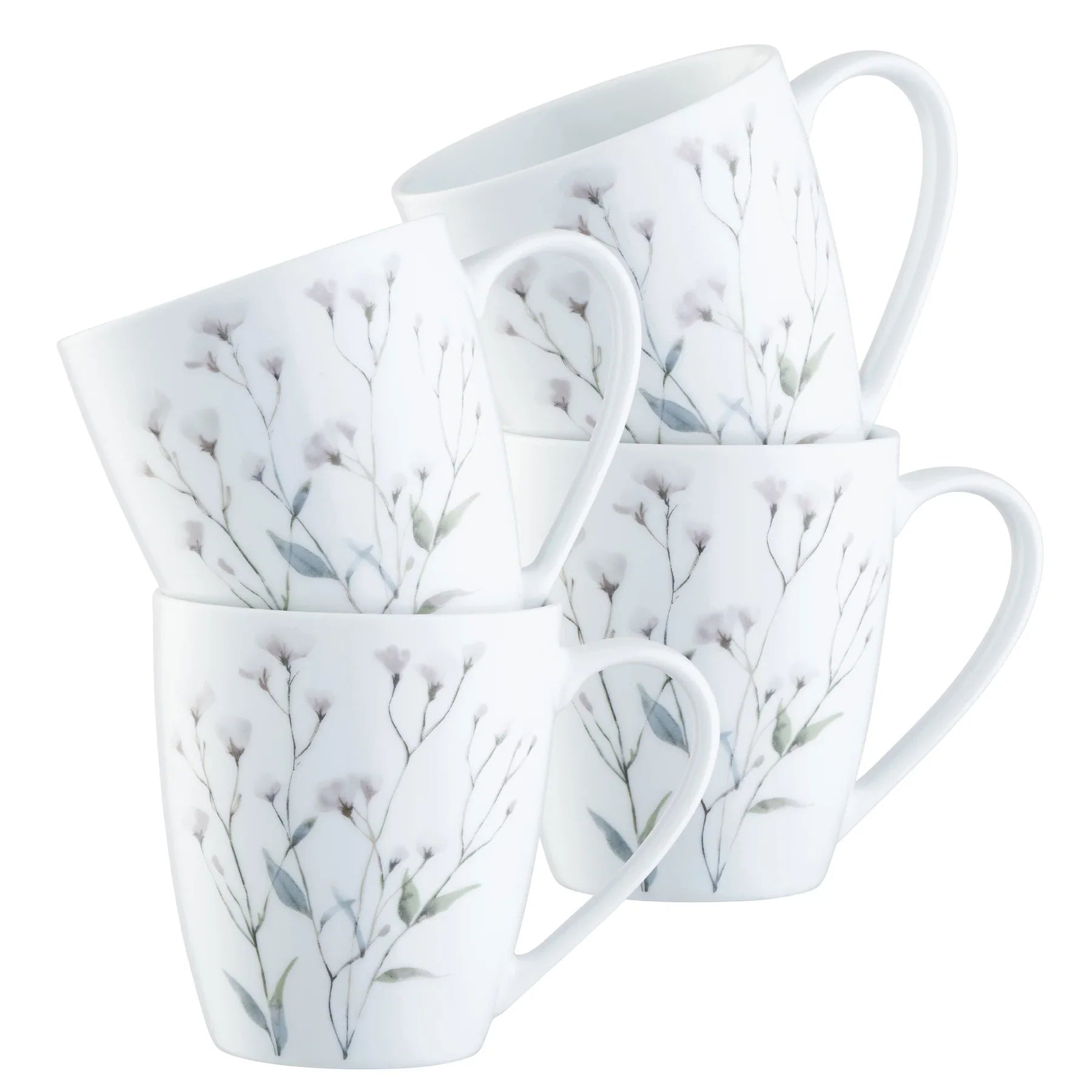 Aynsley Cotton Blossom Set of 4 Mugs