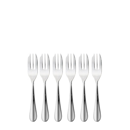 Charingworth Baguette Mirror 6 Piece Pastry Fork Set
