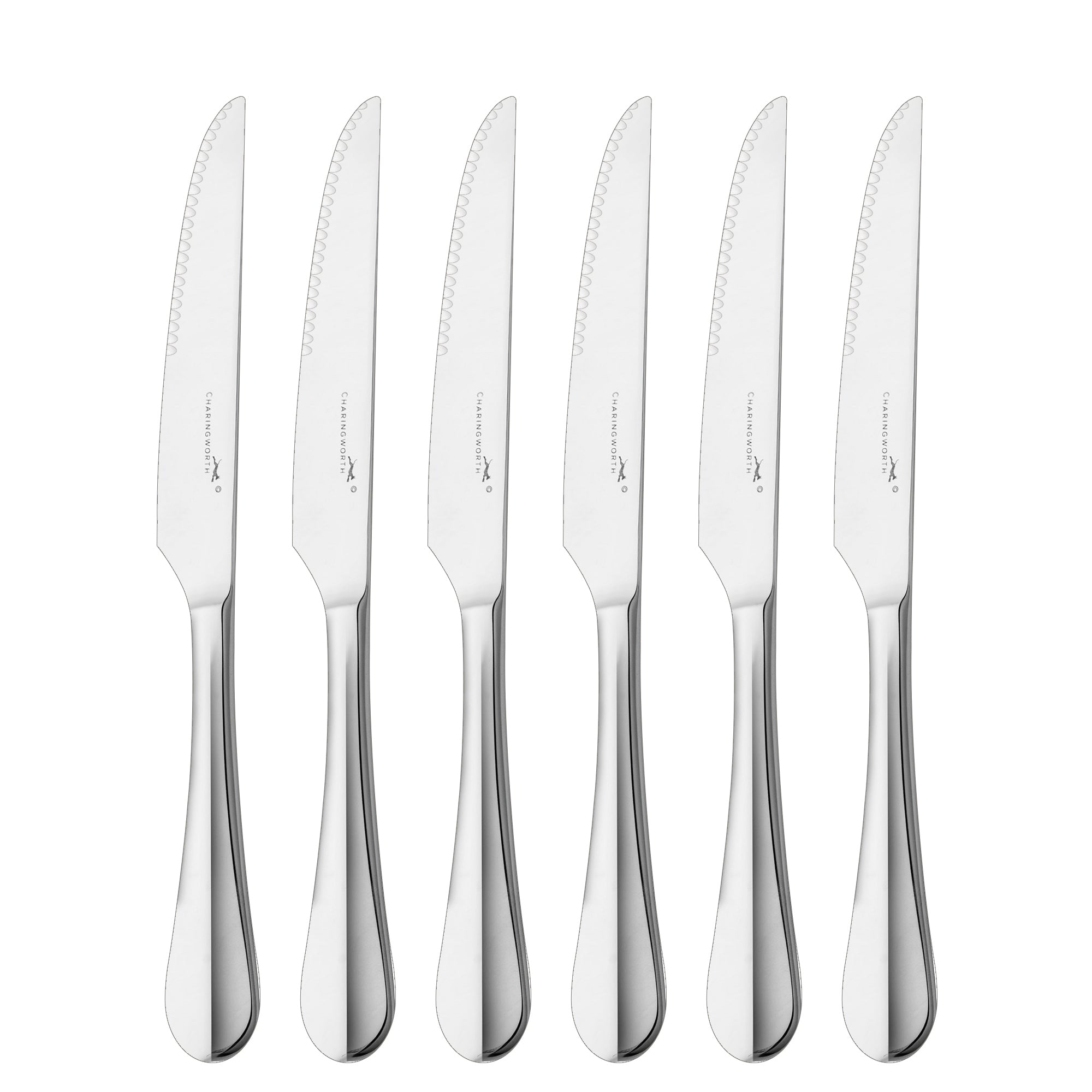Charingworth Baguette Mirror 6 Piece Steak Knife Set
