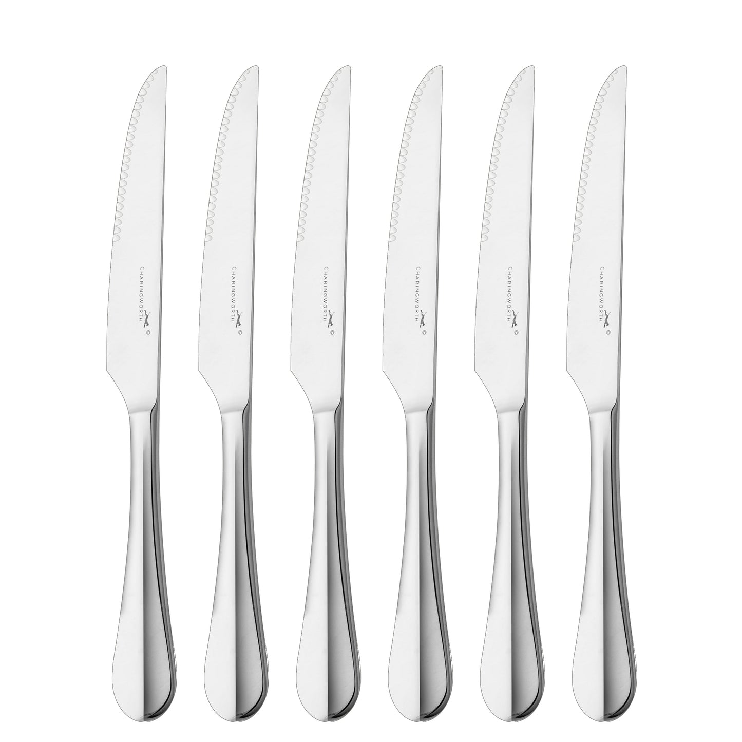 Charingworth Baguette Mirror 6 Piece Steak Knife Set
