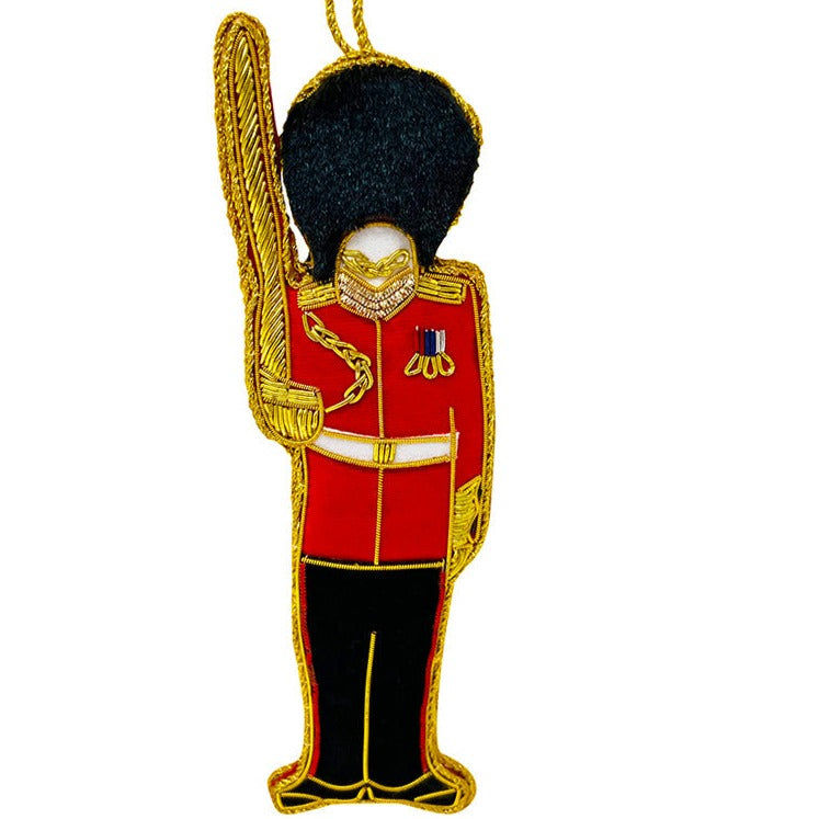 Beaded Royal Soldier Ornament-Christmas Bauble-Goviers