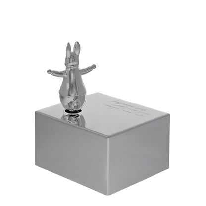 Beatrix Potter Peter Rabbit Peter Rabbit Silver Plated Musical Box-Goviers
