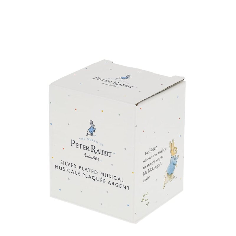 Beatrix Potter Peter Rabbit Peter Rabbit Silver Plated Musical Box-Goviers