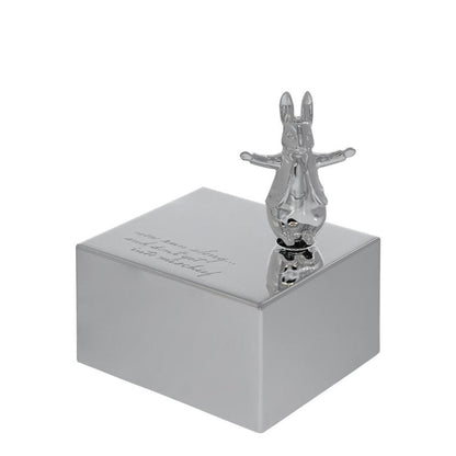 Beatrix Potter Peter Rabbit Peter Rabbit Silver Plated Musical Box-Goviers