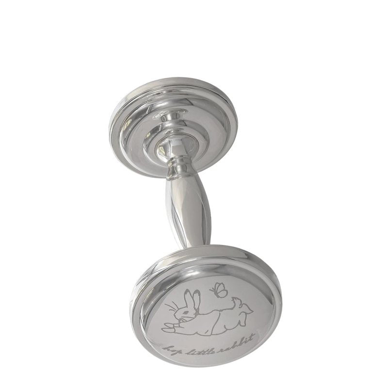 Beatrix Potter Peter Rabbit Silver Plated Baby Rattle