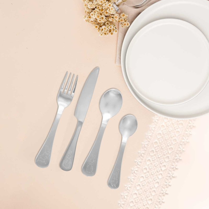 Beatrix Potter Peter Rabbit Stainless Steel Cutlery Set-Goviers