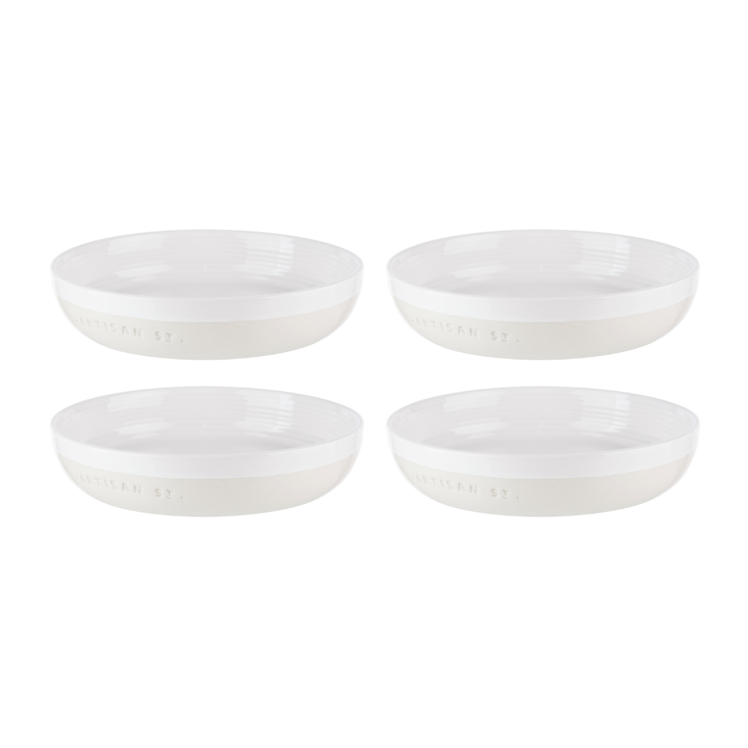 Artisan Street White Pasta Bowl Set of 4