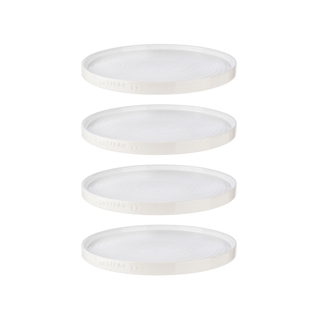 Artisan Street White Plate 26cm Set of 4