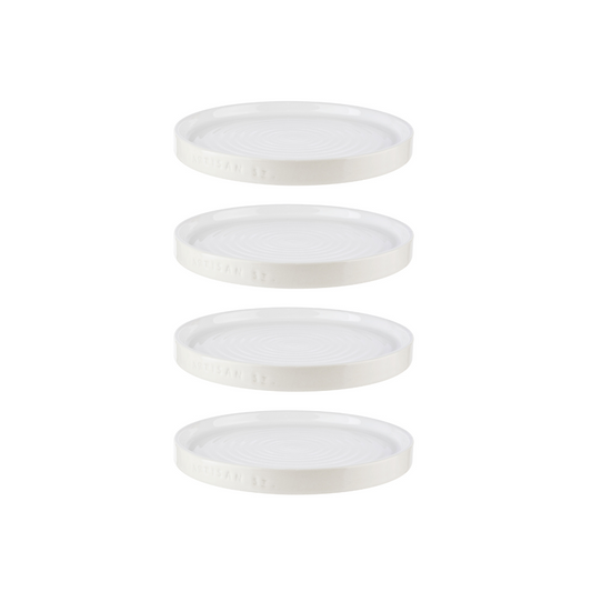 Artisan Street White Plate 19cm Set of 4