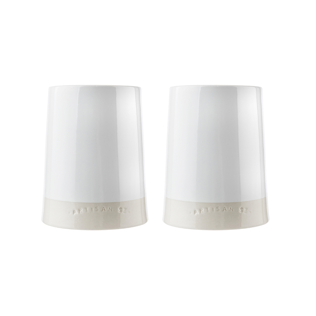 Artisan Street White Utensil Jar Set of 2