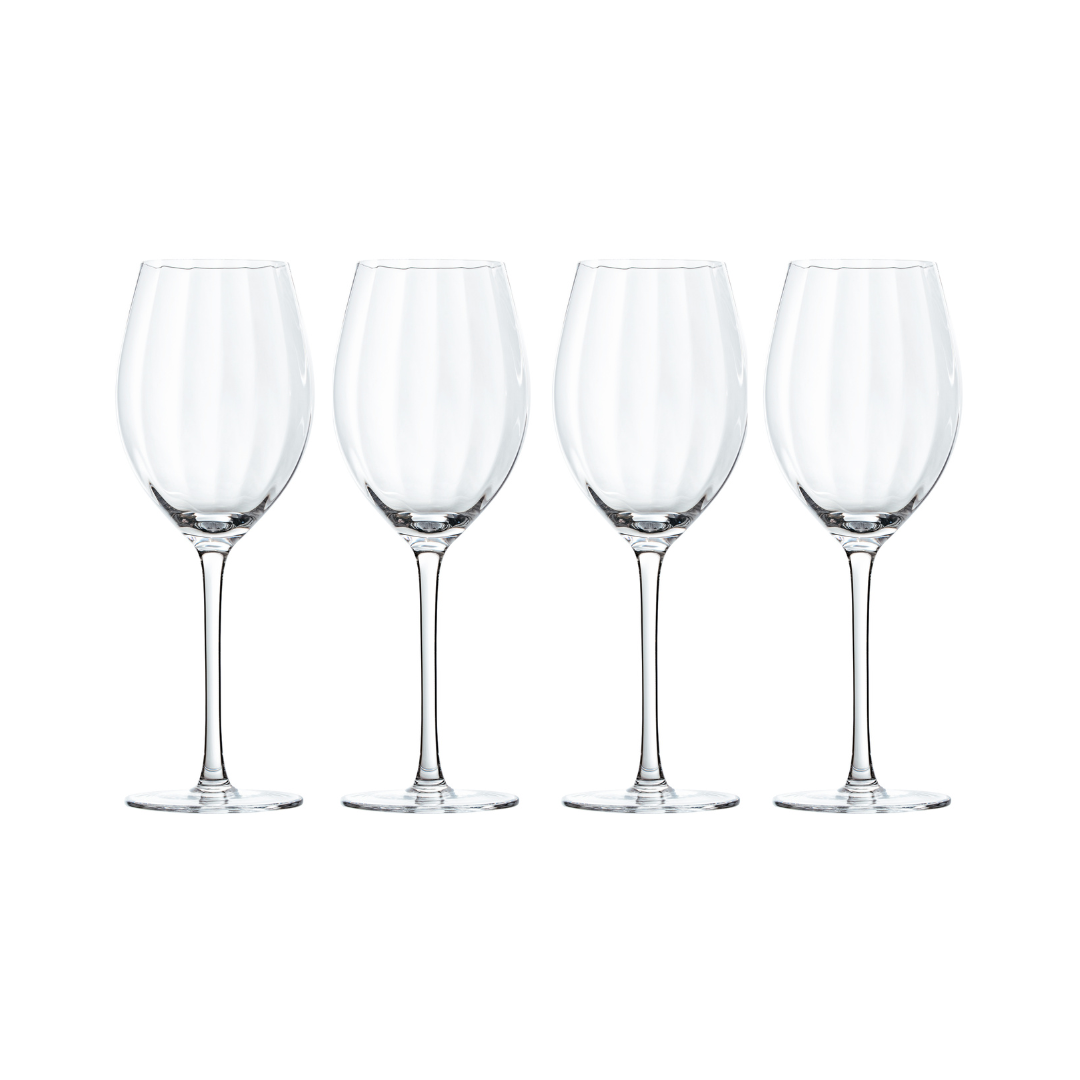 Artisan Street Ripple Red Wine Glass Set of 4