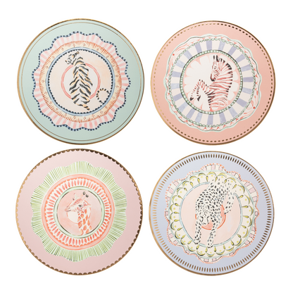 Yvonne Ellen Round Cork Placemats Set of 4
