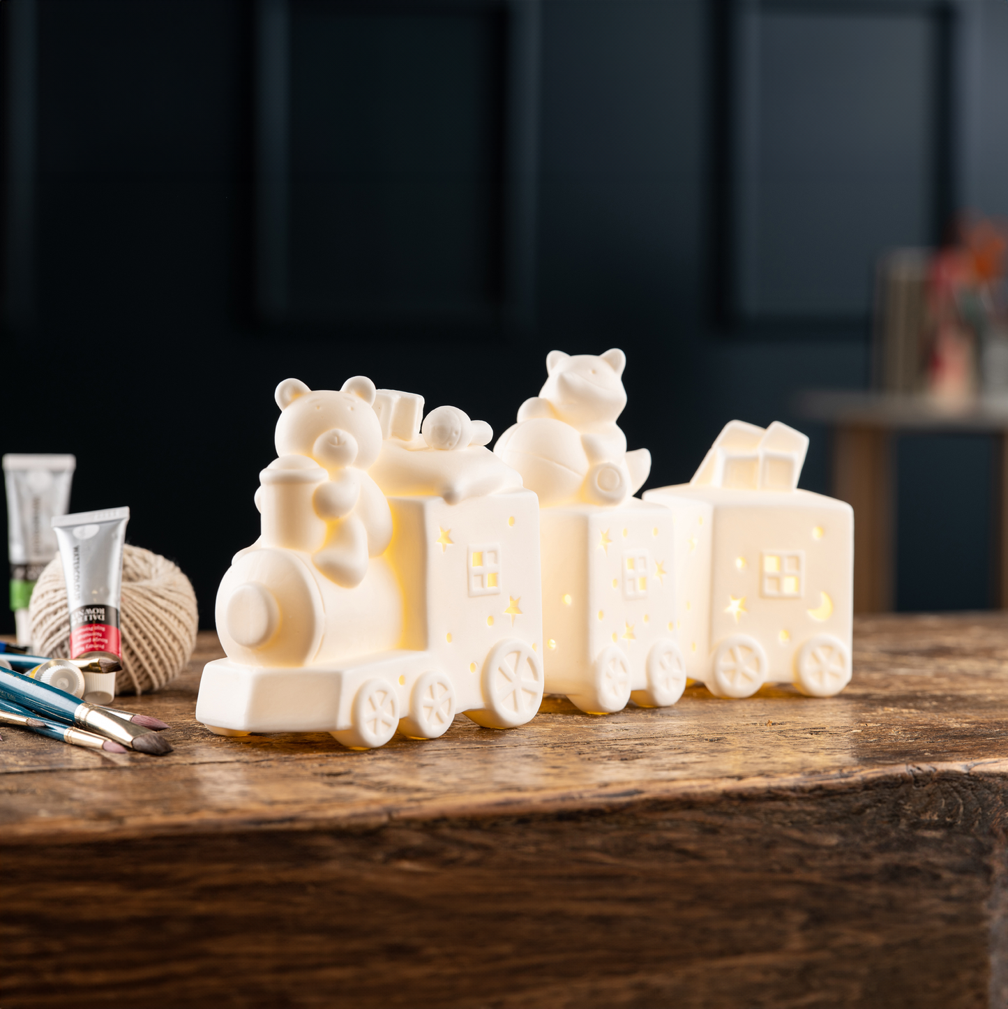 Belleek Choo Choo Train Luminaire-Goviers