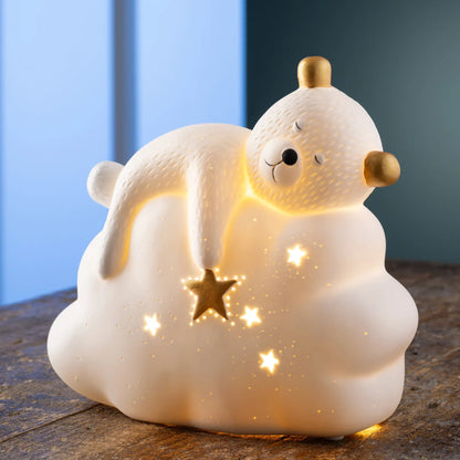 Belleek Living Bedtime Bear Luminaire-Goviers