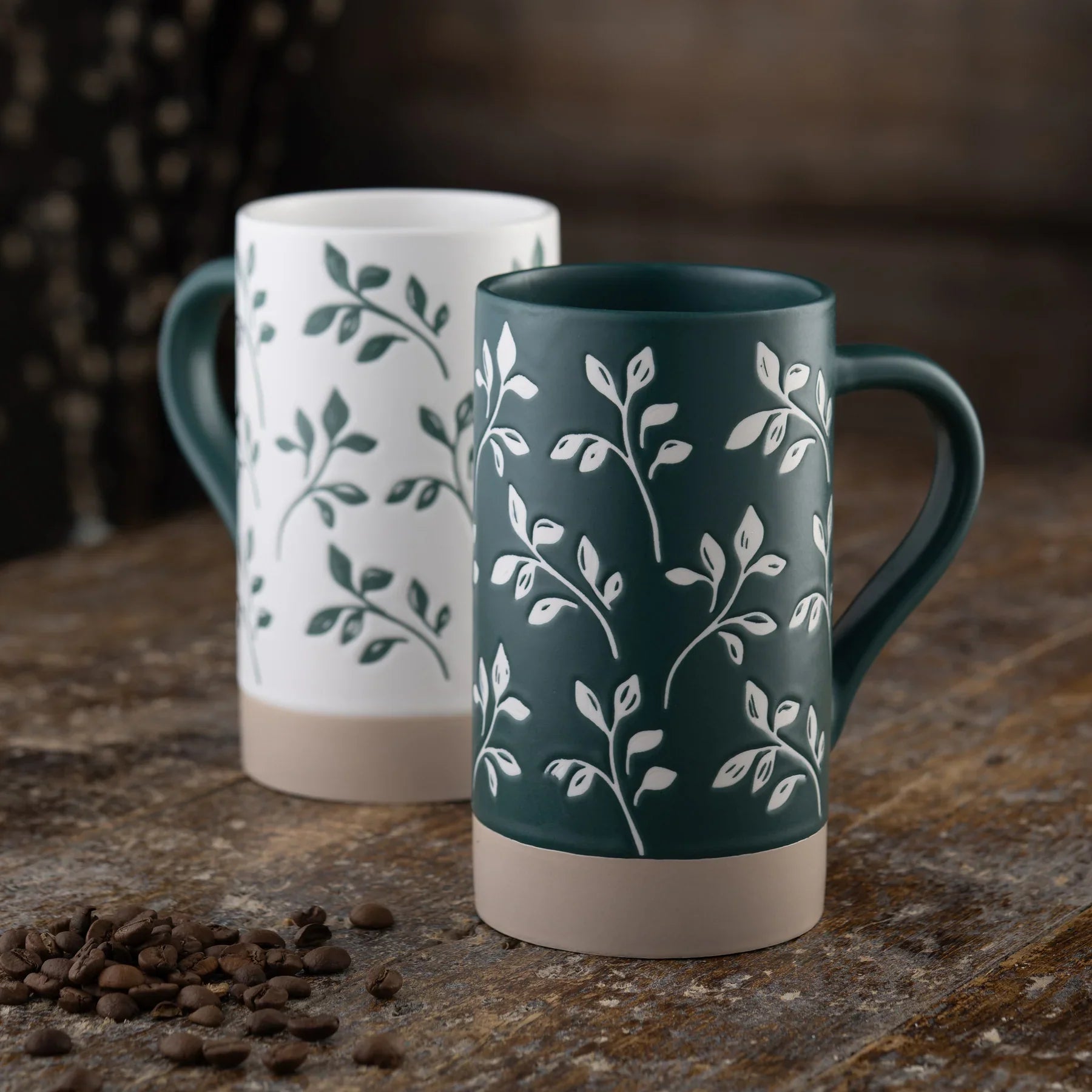 Belleek Living Flora Tall Mugs Set of 2-Goviers