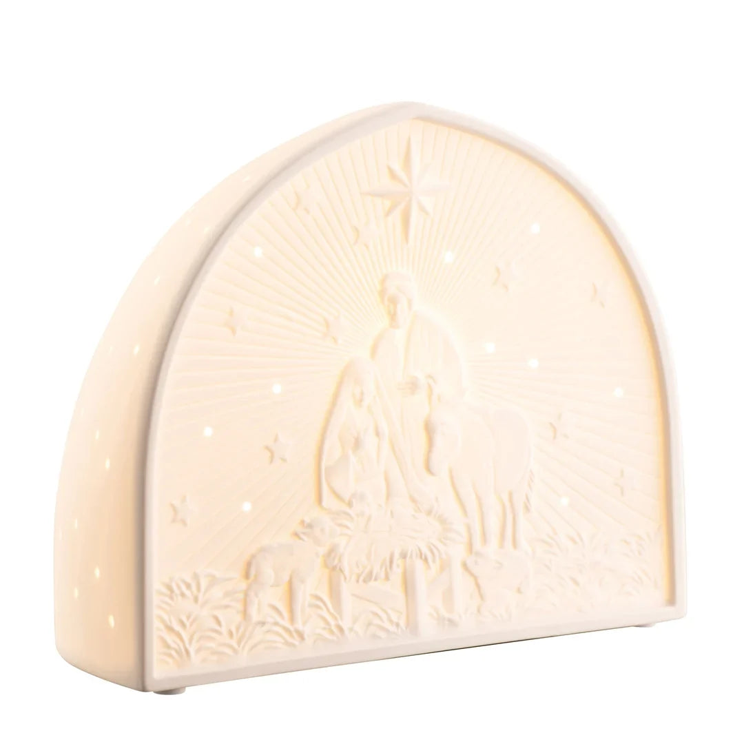 Belleek Living Nativity Luminaire-Goviers