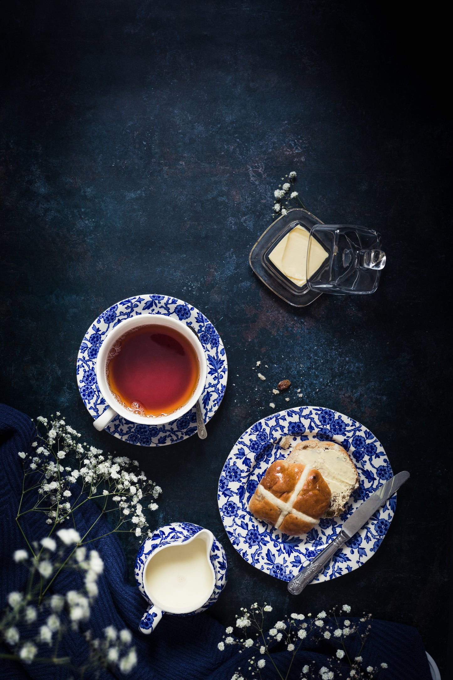 Burleigh Blue Arden Tea Saucer