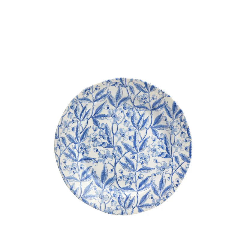 Burleigh Blue Prunus Plate 21.5cm-Goviers
