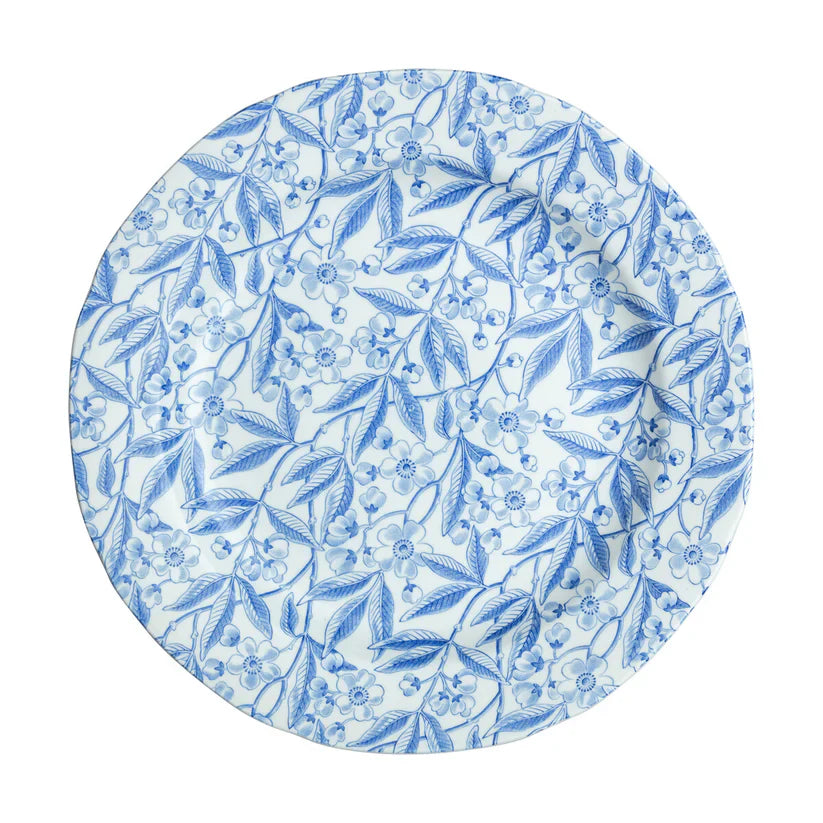 Burleigh Blue Prunus Plate 26.5cm/10.5"-Goviers