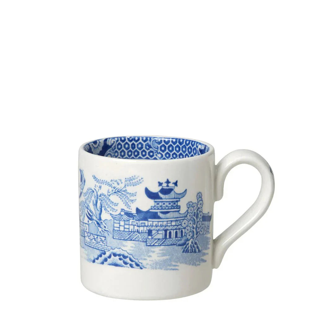 Burleigh Blue Willow Mug 284ml/ 1/2pt-Goviers